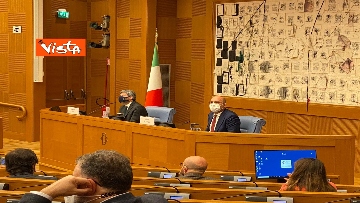 2 - Gli auguri alla stampa parlamentare del presidente della Camera dei Deputati Roberto Fico. Le foto