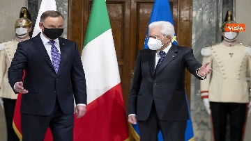 5 - Mattarella incontra il Presidente della Repubblica di Polonia Andrzej Duda
