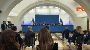 9 - La conferenza stampa a Palazzo Chigi con la Presidente Meloni, le immagini