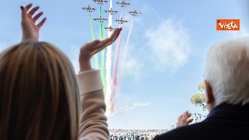 9 - Centenario dell'Aeronautica Militare, la cerimonia con il Presidente Mattarella