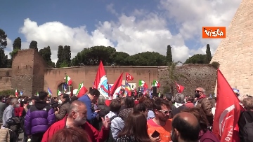 8 - 25 aprile, ecco le foto della manifestazione dell'Anpi a Roma