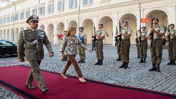 5 - Le foto dell'incontro tra il Presidente Mattarella e i presidenti delle Camere