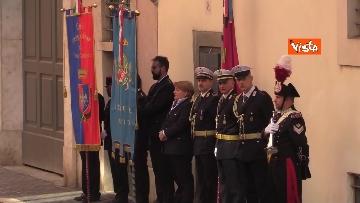 2 - Anniversario uccisione Moro, Draghi e Mattarella alla cerimonia in Via Caetani a Roma. Le foto