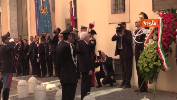 6 - Anniversario uccisione Moro, Draghi e Mattarella alla cerimonia in Via Caetani a Roma. Le foto