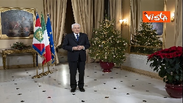7 - Il discorso di fine anno del Presidente Mattarella - INTEGRALE