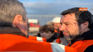 2 - Sopralluogo di Salvini al cantiere Corda Molle a Travagliato in provincia di Brescia, le foto 