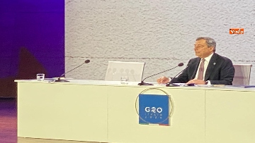 6 - Conferenza stampa di chiusura del G20 del presidente del Consiglio Draghi. Le foto