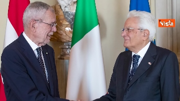 2 - Mattarella incontra il Presidente della Repubblica dell'Austria Alexander Van der Bellen