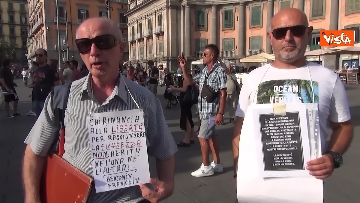 11 - Manifestazione No green pass a Napoli, le immagini