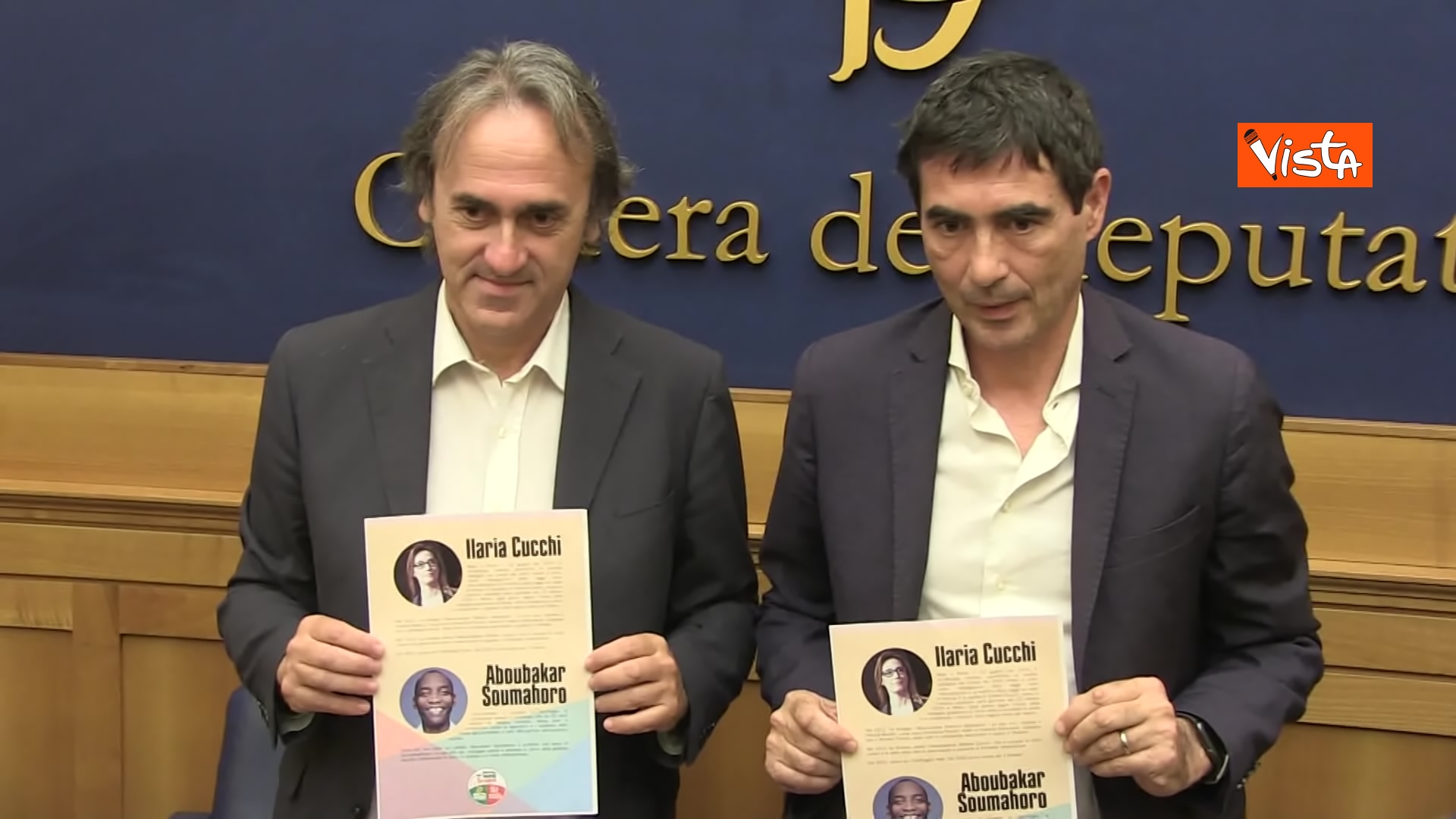 Verdi e SI annunciano la candidatura di Cucchi e Soumahoro, la fotogallery con Bonelli e Fratoianni