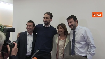 2 - 28-10-19 Salvini e Tesei in conferenza il giorno dopo il voto in Umbria