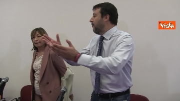 5 - 28-10-19 Salvini e Tesei in conferenza il giorno dopo il voto in Umbria