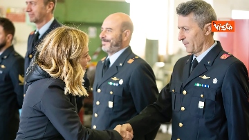 2 - Meloni e Crosetto visitano museo Aeronautica militare di Vigna di Valle