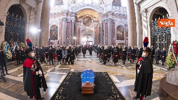 3 - Il Presidente Mattarella ai funerali di Stato per Sassoli