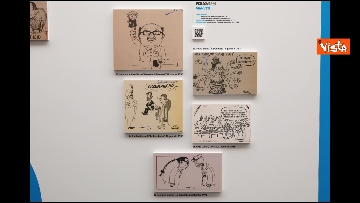 2 - Inaugurata la mostra sulle vignette dell'archivio di Andreotti