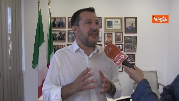 4 - L'intervista al Segretario della Lega Salvini del direttore di Vista Jakhnagiev, le immagini