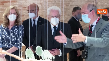 11 - Mattarella visita la Biennale di Architettura a Venezia con Franceschini e Zaia