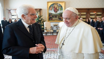 3 - Mattarella in Vaticano per visita di congedo al Papa, ecco le foto