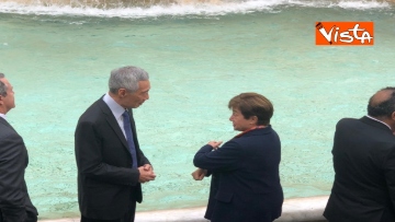 3 - I leader dei Paesi del G20 visitano la Fontana di Trevi. Le foto 