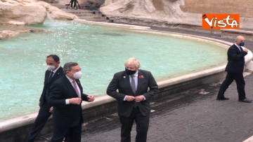 5 - I leader dei Paesi del G20 visitano la Fontana di Trevi. Le foto 