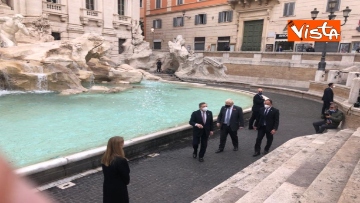 6 - I leader dei Paesi del G20 visitano la Fontana di Trevi. Le foto 
