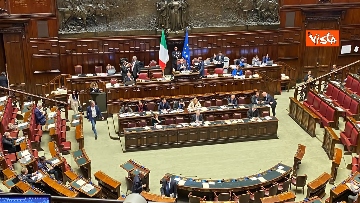 9 - La replica del Presidente Meloni alla Camera sul Consiglio Ue, le immagini