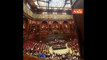 4 - La replica del Presidente Meloni alla Camera sul Consiglio Ue, le immagini