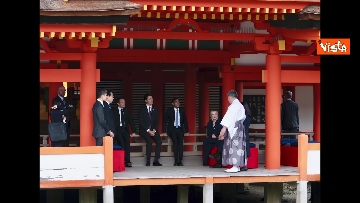 3 - Al via il vertice del G7 a Hiroshima, i leader depongono corona al Peace Memorial Park