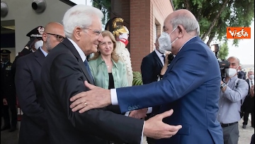 3 - Mattarella a Napoli con il presidente algerino Tebboune, le foto 