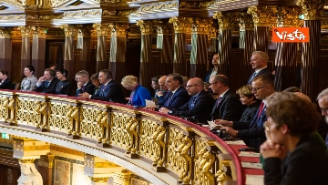 2 - La Russa e Fontana all'inaugurazione della sede restaurata del Parlamento austriaco a Vienna