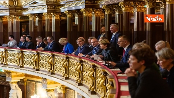 5 - La Russa e Fontana all'inaugurazione della sede restaurata del Parlamento austriaco a Vienna