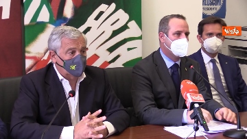 2 - Migranti, conferenza stampa di Forza Italia con Tajani sulle proposte del partito. Le foto