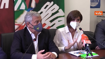 3 - Migranti, conferenza stampa di Forza Italia con Tajani sulle proposte del partito. Le foto