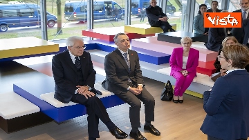 7 - Il Presidente Mattarella visita il Museo Paul Klee di Berna progettato da Renzo Piano, le immagini