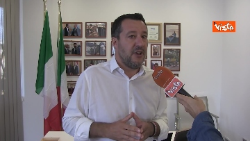 7 - L'intervista al Segretario della Lega Salvini del direttore di Vista Jakhnagiev, le immagini