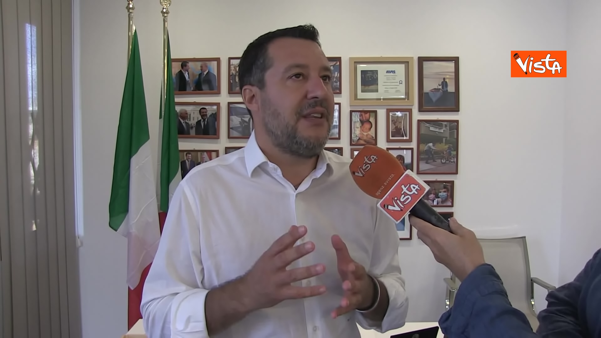 L'intervista al Segretario della Lega Salvini del direttore di Vista Jakhnagiev