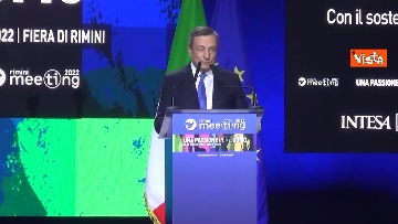 7 - Draghi al Meeting di Rimini, standing ovation e cori per il Presidente del Consiglio