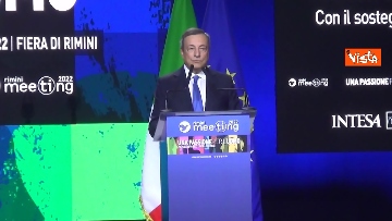 3 - Draghi al Meeting di Rimini, standing ovation e cori per il Presidente del Consiglio