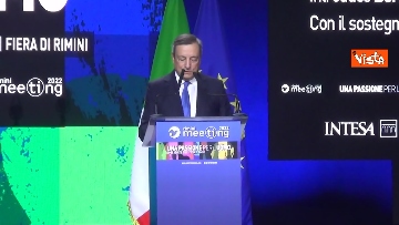 2 - Draghi al Meeting di Rimini, standing ovation e cori per il Presidente del Consiglio