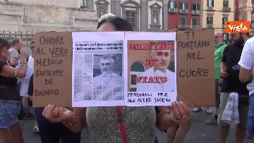 3 - Manifestazione No green pass a Napoli, le immagini
