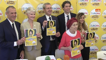 4 - Piu Europa presenta il programma elettorale, le foto con Bonino, Della Vedova, Magi e Cottarelli