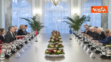 13 - Mattarella incontra il Presidente della Confederazione Svizzera Cassis a Palazzo Bernerhof