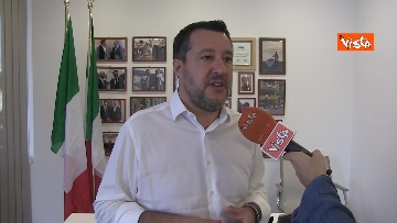 6 - L'intervista al Segretario della Lega Salvini del direttore di Vista Jakhnagiev, le immagini