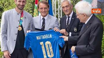 17 - L’Italia campione d’Europa arriva al Quirinale per incontrare Mattarella. Le immagini 
