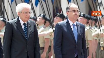 3 - Mattarella riceve il Presidente della Repubblica dell'Albania