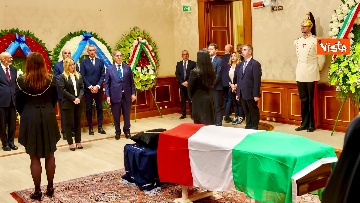 5 - Le imagini di Giorgia Meloni alla Camera Ardente di Giorgio Napolitano a Palazzo Madama FOTOGALLERY