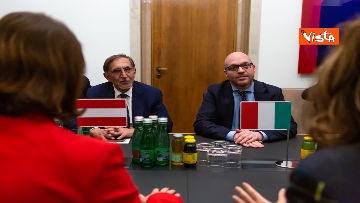 2 - La Russa e Fontana a Vienna incontrano ministro Affari europei, Karoline Edtsatadler