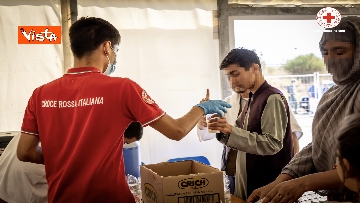 1 - I profughi afghani accolti nel centro della Croce Rossa di Avezzano