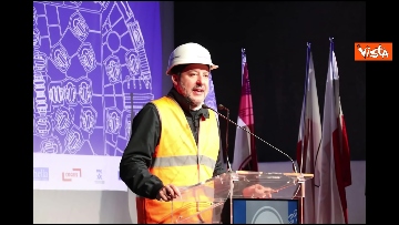 1 - Il ministro Salvini al Brennero per seguire lo scavo della fresa meccanica 