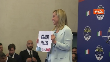 5 - La notte elettorale al comitato di Fratelli d'Italia con Giorgia Meloni, le foto